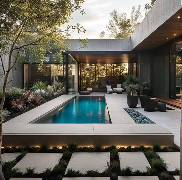 backyard pool&spa Design